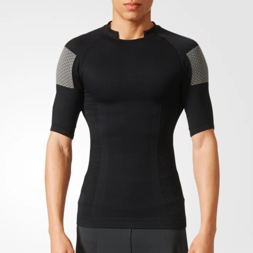 Adidas Consortium Day One Men Compression Tee Black Basketball